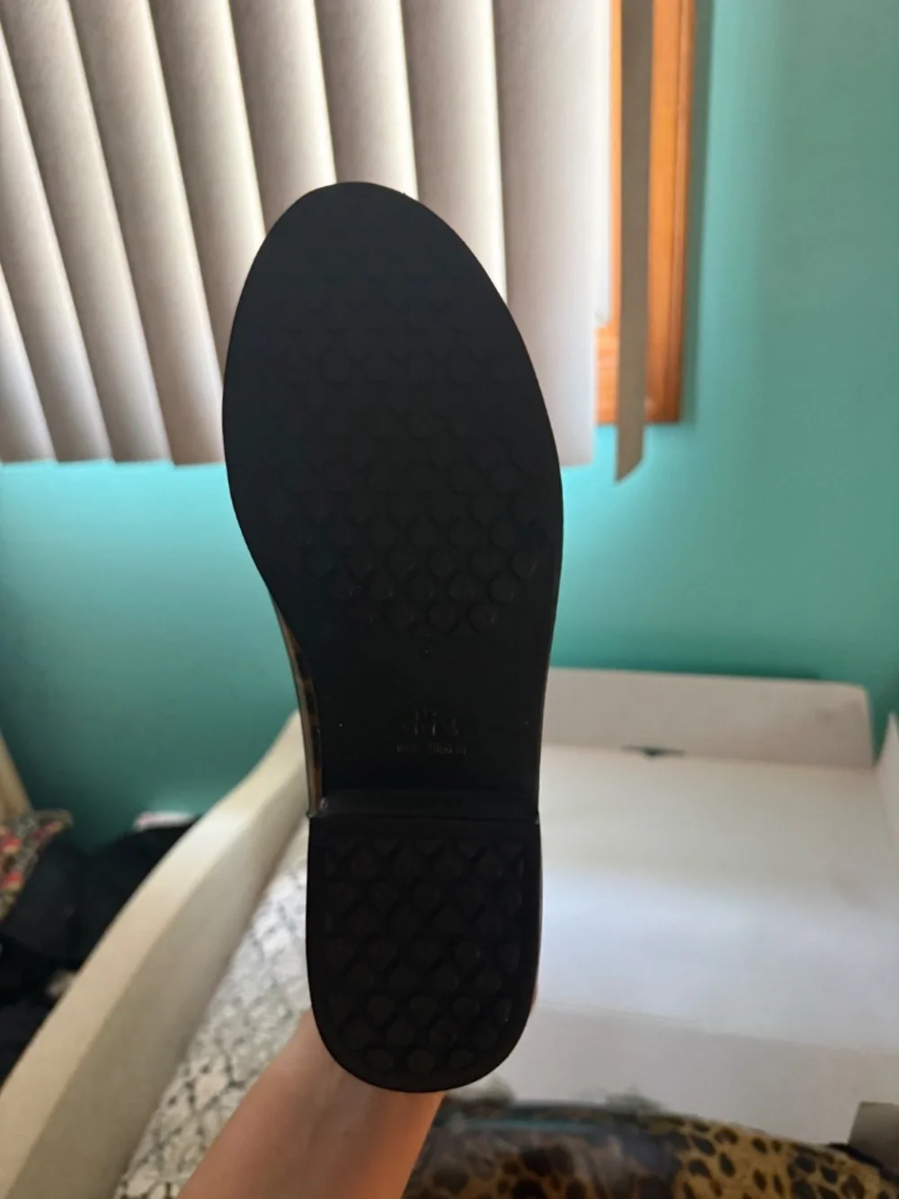 Dav Black Leopard Rain Boots